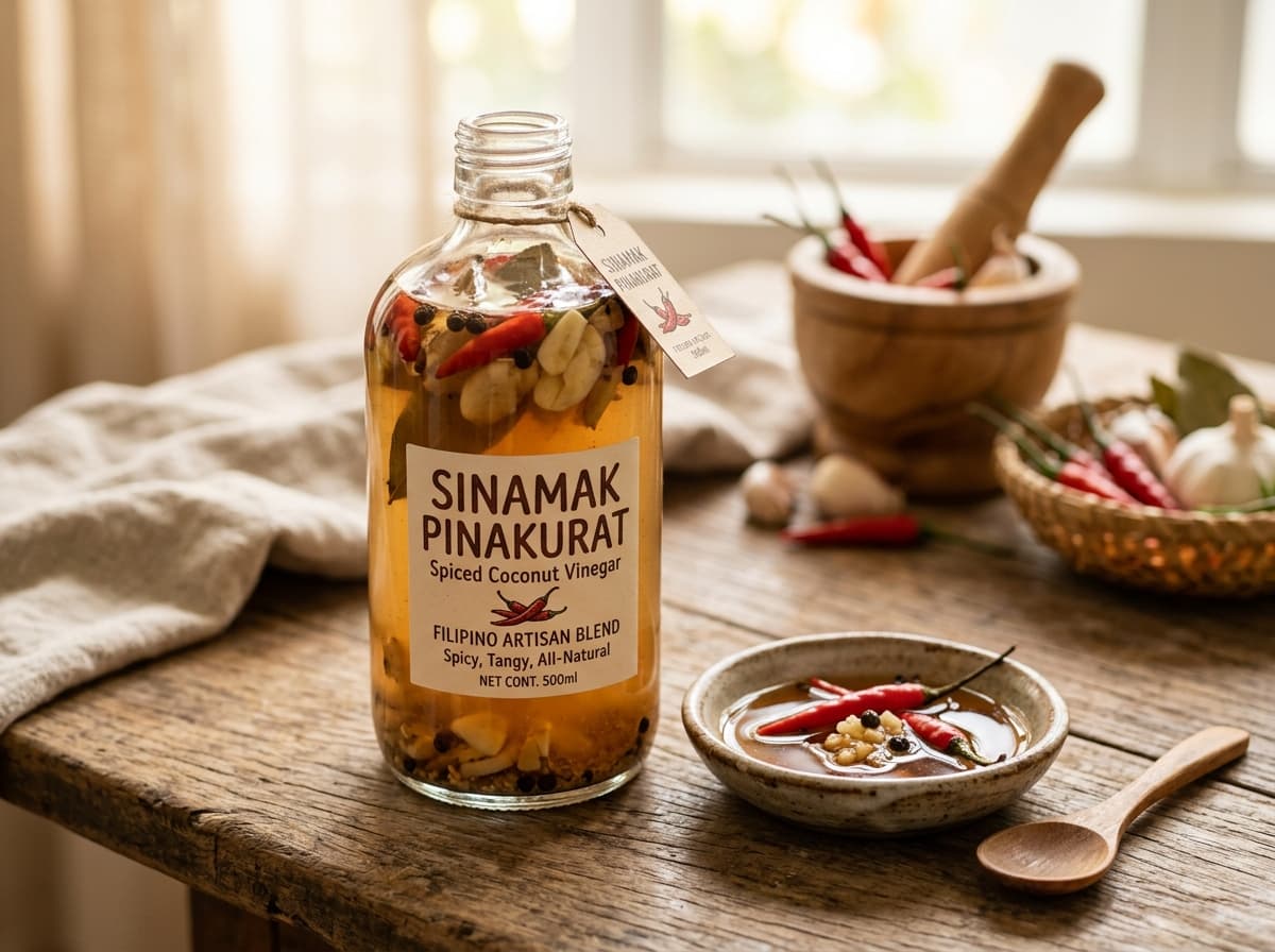 Sito's Spiced Pinakurat Vinegar (750ml Bottle)